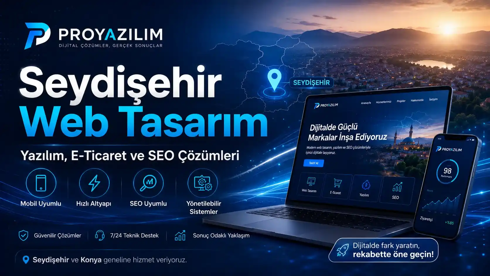 Seydişehir Web Tasarım ve Yazılım Şirketi | PROYAZILIM
